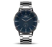 Nation of Souls - Orologio Eclipse da uomo argento lucido/blu reale