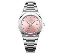 Nation of Souls, Stellar | Orologi firmati britannici da donna | Orologio da donna in argento, quadrante blush, Argento, 34mm, braccialetto