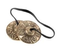 National Brass Relaxing, Tibetan Meditation Cymbals, Meditation Chime Bells Musical Instruments,for Adults Family Friends Drumming Clapping Collision Home Doorway Halloween Thanksgiving Holiday