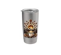 National Coffee Day - Funny But First Coffee Lover Bicchiere termico in acciaio inox doppia parete