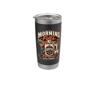 National Coffee Day - Funny But First Coffee Lover Bicchiere termico in acciaio inox doppia parete