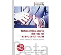 National Democratic Institute for International Affairs: National Endowment for Democracy, Developing