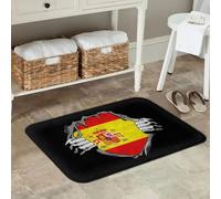 National Flag. Spain. Non-slip Doormat Floor Mat Water oil proof Carpet Rug for Kitchen Home Bathroom Living room Footpad Mats 3D-40x60cm