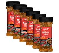 National Foods Masala Steak Seasoning 80g (2.82 oz) | Made with Pink Himalayan Salt | Perfect for Grilling/Cooking Steaks | Fusion of Herbs and Spices | Plastic Bottle | Pack of 6
