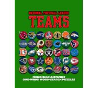 NATIONAL FOOTBALL LEAGUE TEAMS: FIENDISHLY-DIFFICULT ONE-WORD WORD-SEARCH PUZZLE BOOK