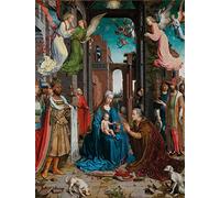 National Gallery Puzzle da 1000 pezzi - The Adoration of the Kings - Prodotto nel Regno Unito - Incredibilmente dettagliato - Immagine ad alta definizione - 100% riciclato Puzzle Board