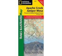 National Geogra Apache Creek & Juniper Mesa Wilderness Areas, Prescott & K (Map)