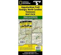 National Geogra Appalachian Trail: Georgia, North Carolina, Tennessee [map (Map)