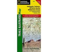 National Geogra Hellsgate, Salome & Sierra Ancha Wilderness Areas, Apache- (Map)