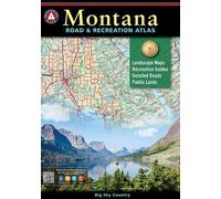 National Geographi Benchmark Montana Road & Recreation Atlas, 5th E (Tascabile)