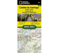 National Geographi Camino de Santiago - Camino Frances Map (Other cartographic)