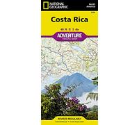 National Geographic Adventure Map Costa Rica [Lingua Inglese]