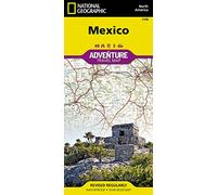 National Geographic Adventure Map Mexico [Lingua Inglese]