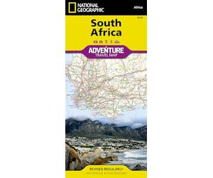 National Geographic Adventure Map South Africa [Lingua Inglese]