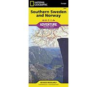 National Geographic Adventure Map Southern Norway and Sweden [Lingua Inglese]: Travel Maps International Adventure Map