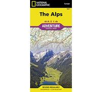 National Geographic Adventure Map The Alps: Travel Maps International Adventure Map