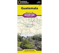 National Geographic Adventure Travel Map Guatemala: Travel Maps International Adventure Map