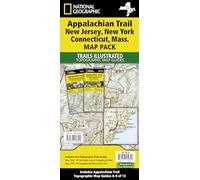 National Geogra Appalachian Trail: New Jersey, New York, Connecticut, Mass (Map)