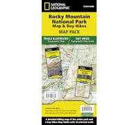 National Geographic Colorado Rocky Mountain National Park Map & Day Hikes Map Pack 2020