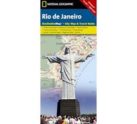 National Geographic DestinationMap Rio De Janeiro: City Map & Travel Guide [Lingua Inglese]