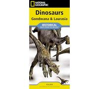 National Geographic Dinosaurs of Gondwana & Laurasia Map(folded from the Archives)