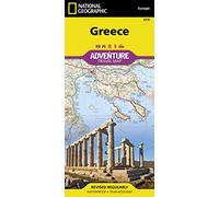 National Geographic Europa Greece Adventure Travel Map: Travel Maps International Adventure Map