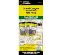 National Geographic Grand Canyon National Park Map Pack Bundle: Trails Illustrated National Parks