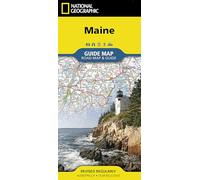 National Geographic Guide Map Maine [Lingua Inglese]: State Guide Maps