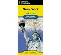 National Geographic Guide Map New York [Lingua Inglese]: State Guide Maps