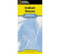 National Geographic Indian Ocean Map (folded with flags and facts)