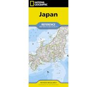 National Geographic Japan Map (Folded with Flags and Facts)
