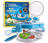 NATIONAL GEOGRAPHIC Kit cattura insetti per bambini - Habitat per bambini con visualizzatore ingrandito, raccoglitore di insetti, pinzette e guida all'apprendimento, habitat degli insetti, giocattoli