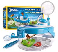 NATIONAL GEOGRAPHIC Kit per Catturare Insetti per Bambini - Set di Esplorazione con Rete, Habitat con Lente d’Ingrandimento, Pinzette e Altro