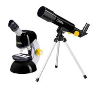 Telescopio e microscoopset NATIONAL GEOGRAPHIC con adattatore per smartphone
