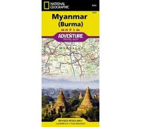 National Geographic Maps - Adventure Myanmar (burma) (Map)