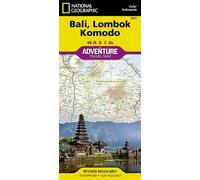 National Geographic Maps Bali, Lombok, And Komodo (Map)