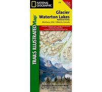 National Geographic Maps Glacier/waterton Lakes National Parks (Map)