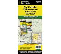 National Geographic Maps Old Faithful, Yellowstone, Map Pack Bundle (Map)