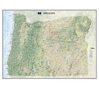 National Geographic Maps Oregon, Tubed (Map)