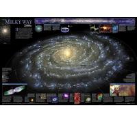National Geographic Maps The Milky Way, Tubed (Map)