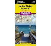 National Geographic Maps United States, Southeast Adventure Map (Map)