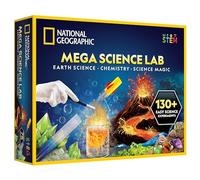 NATIONAL GEOGRAPHIC Mega Science Lab - Science Kit Bundle Pack with 75 Easy Experiments, Featuring Earth Science, Chemistry, and Science Magic Activities for Kids