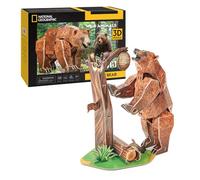 National Geographic - Orso Bruno | Puzzle 3d | Costruzioni Per Bambini | Puzzle 3d Bambini 8 Anni | 3d Puzzles | Puzzles 3d | 88 Parti