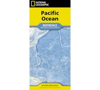 National Geographic Pacific Ocean Map - [folded with flags and facts]