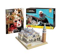 National Geographic - Puzzle 3D Piazza San Marco | Puzzle 3D | Modelli per costruire adulti e bambini | Puzzle 3D per adulti | Puzzle 3D per bambini | 107 pezzi