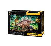 National Geographic - Puzzle 3D Stegosaurus | Modellini Da Costruire Puzzle 3d | Puzzles 3D Bambini E Adulti | Dinosauri | Giochi Per Bambini | 62 Pezzi