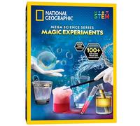 NATIONAL GEOGRAPHIC Science Magic Kit - Oltre 100 esperimenti scientifici e trucchi di magia per bambini, set di chimica e kit di attività STEM, divertente gioco educativo per bambini