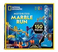 NATIONAL Geographic - Set da 150 pezzi, spirale motorizzata, 30 marmi, custodia per riporre perpetuo mobile, gioco di marmotta, giocattolo fisico per bambini