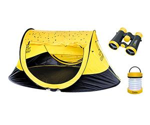 National Geographic Set Outdoor (Tenda + Binocolo 4X30 + Lanterna Led 2In1) Multicolore