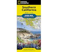 National Geographic State Guide Map Southern California